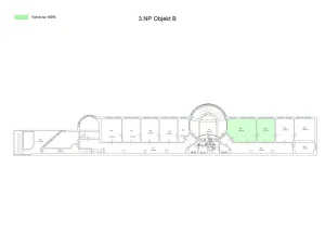 Pronájem kanceláře, Praha - Karlín, Prvního pluku, 63 m2