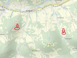 Prodej lesa, Huslenky, 11045 m2