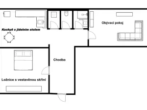 Pronájem bytu 2+1, Plzeň, Francouzská třída, 54 m2