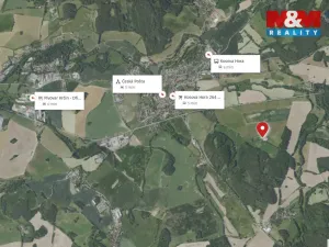 Prodej komerčního pozemku, Kosova Hora, 2362 m2