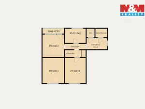 Prodej bytu 3+1, Havířov - Šumbark, Moravská, 78 m2