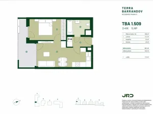 Prodej bytu 2+kk, Praha - Hlubočepy, Silurská, 47 m2