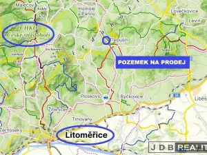 Prodej pozemku, Litoměřice, 2187 m2