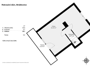 Prodej chaty, Strážkovice, 73 m2