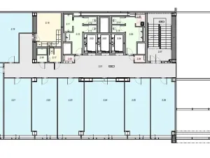 Pronájem kanceláře, Brno, Jana Babáka, 546 m2