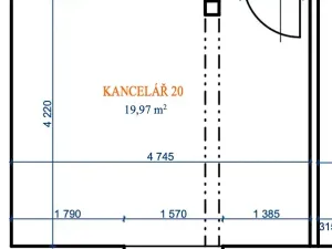 Pronájem kanceláře, Blansko, Na Brankách, 20 m2