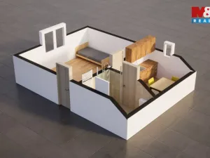 Pronájem bytu 1+kk, Plazy, 30 m2