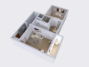 Prodej bytu 2+1, Kamenná, 56 m2