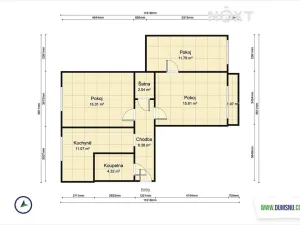 Prodej bytu 3+1, Zábřeh, Severovýchod, 68 m2