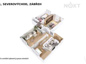 Prodej bytu 3+1, Zábřeh, Severovýchod, 68 m2