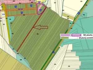 Prodej zahrady, Hlohovec, 3671 m2