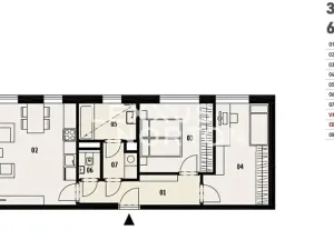 Pronájem bytu 3+kk, Praha - Žižkov, Olgy Havlové, 69 m2