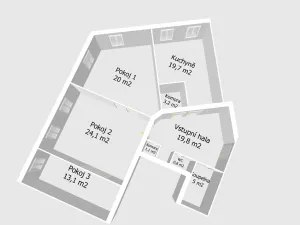 Pronájem bytu 3+1, Ostrava, Nádražní, 107 m2