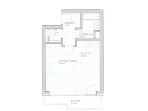 Pronájem bytu 1+kk, Brno, Spálená, 37 m2