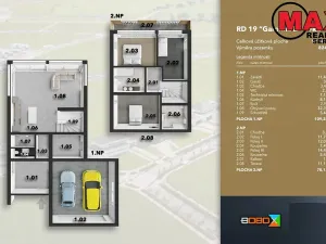Prodej rodinného domu, Vysoký Újezd, Na Horizontu, 188 m2