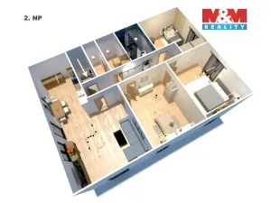 Prodej rodinného domu, Struhařov, V Domcích, 254 m2