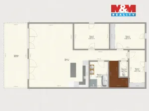 Pronájem bytu 4+kk, Kyšice, 110 m2