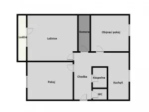 Pronájem bytu 3+1, Lány, U lipky, 76 m2