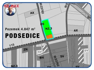 Prodej komerčního pozemku, Podsedice, 4847 m2