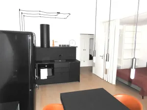 Pronájem bytu 1+kk, Praha - Žižkov, Buchovcova, 48 m2