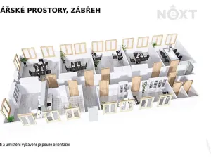 Pronájem kanceláře, Zábřeh, Na Řádkách, 17 m2