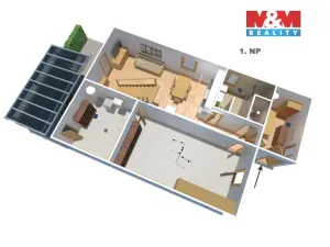 Prodej rodinného domu, Chotoviny - Jeníčkova Lhota, 161 m2