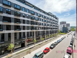 Pronájem bytu 1+kk, Praha - Holešovice, V háji, 37 m2