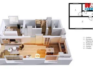 Prodej rodinného domu, Louny, Bezručova, 168 m2
