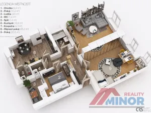 Prodej bytu 3+1, Slaný, Ouvalova, 94 m2