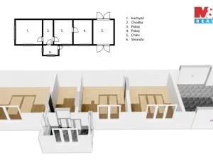 Prodej rodinného domu, Litošice, 75 m2