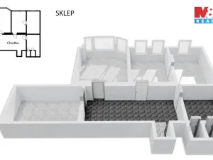 Pronájem kanceláře, Ostrava - Kunčičky, Škrobálkova, 173 m2