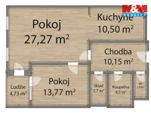 Prodej bytu 2+kk, Klatovy - Klatovy III, Čechova, 70 m2