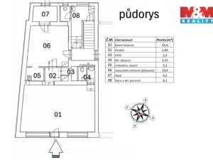 Pronájem obchodního prostoru, Úvaly, Arnošta z Pardubic, 75 m2