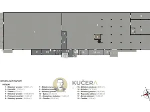 Prodej výrobních prostor, Kostelec nad Labem, Neratovická, 3457 m2