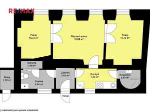 Prodej bytu 3+1, Praha - Malá Strana, Nebovidská, 57 m2