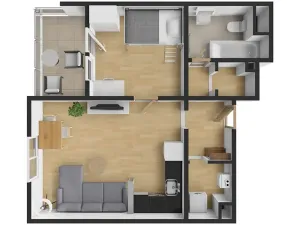 Prodej bytu 2+kk, Olomouc, Novosadský dvůr, 49 m2