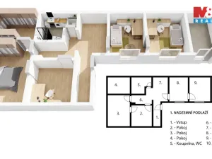 Prodej rodinného domu, Brno - Maloměřice, Jarní, 231 m2