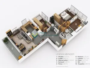 Prodej bytu 4+1, Praha - Hloubětín, Slévačská, 90 m2