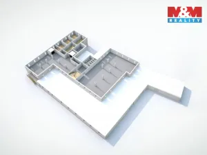 Prodej výrobních prostor, Jílové, Teplická, 3160 m2