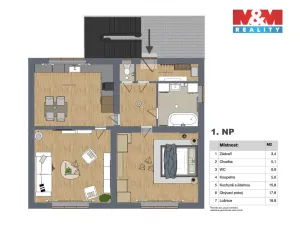 Prodej rodinného domu, Vodochody, U Studánky, 135 m2