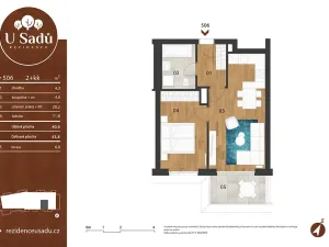 Prodej bytu 2+kk, Hradec Králové, Na Střezině, 44 m2