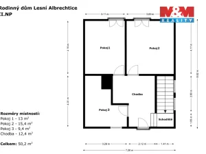 Prodej rodinného domu, Březová - Lesní Albrechtice, 110 m2