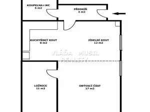 Pronájem bytu 2+kk, Kácov, 57 m2