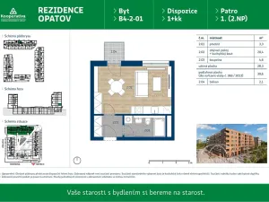 Pronájem bytu 1+kk, Praha - Chodov, Líbalova, 30 m2