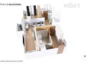 Pronájem bytu 3+1, Šumperk, Lidická, 60 m2