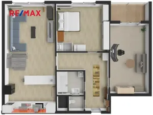 Prodej bytu 3+kk, Praha - Modřany, Jordana Jovkova, 62 m2