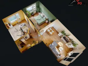 Prodej bytu 2+1, Vamberk, Struha, 62 m2