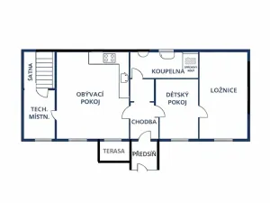 Prodej rodinného domu, Unhošť, Tyršovo náměstí, 93 m2