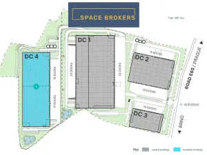 Pronájem skladu, Modletice, 14466 m2