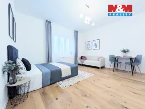 Pronájem bytu 1+kk, Praha - Vršovice, Petrohradská, 30 m2
